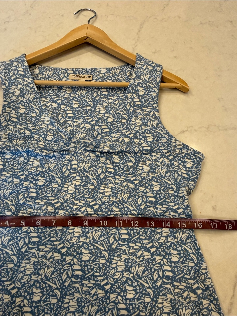 Toad&Co ROSEMARIE SLEEVELESS DRESS Size Medium - Picture 6 of 8